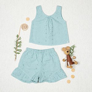 Conjunto Blusa e Short Gardenia - Mini Lady