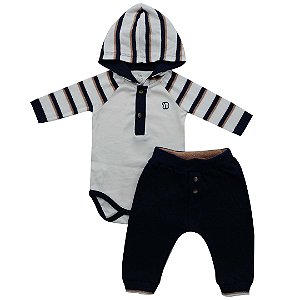 Conjunto Infantil Menino Body Capuz - Noruega - Mega Baby Store - Comprar  Roupas de Bebê online