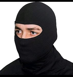 Touca Ninja / Balaclava (preta)