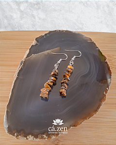 Brincos Cascalho de Cristais