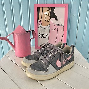 Nike cinza com rosa - n37