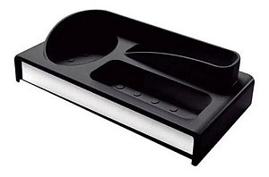 Organizador de Pia Base Aço Inox Detergente Liquido Esponja Cozinha