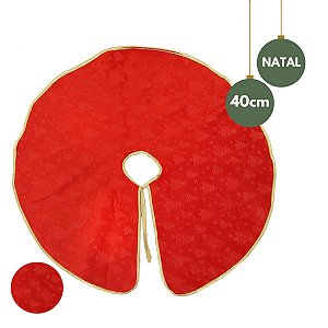 Saia Tapete Base Para Árvore de Natal 40cm Enfeite Decoração Natalina