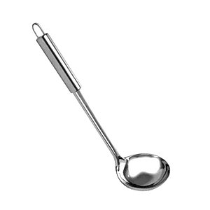 Concha Para Feijão Caldo Aço Inox Utensilio Cozinha Vermelho Yazi