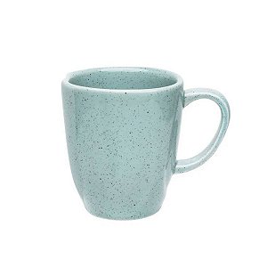 Caneca Xicara Tulipa de Porcelana Chá Café 380ml Ryo Blue Bay Oxford