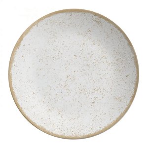 Prato De Sobremesa Cerâmica 20cm Organic Alleanza Rustico