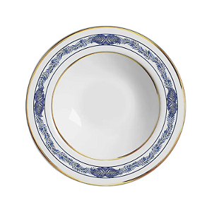 Prato Fundo De Cerâmica 25cm Sopa Xandai Azul Alleanza Luxo