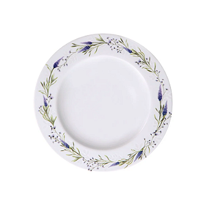 Prato Fundo 23cm Porcelana Decorada Lilla Tramontina Massas