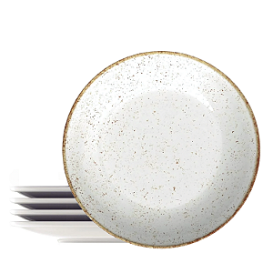Kit 4 Pratos de Sobremesa Porcelana 21cm Tramontina Rustico Decorado
