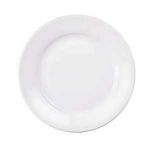 Prato Raso Tramontina 24cm Porcelana Branco Restaurante Buffet Refeição Hotel Bar