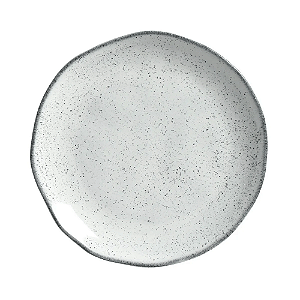 Prato Raso Jantar Refeição 26,5cm Orgânico Echo Cerâmica Porto Brasil Rustico