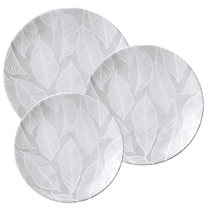 Aparelho De Jantar Jogo Pratos Kit 24 Peças Porcelana Arbo Tramontina