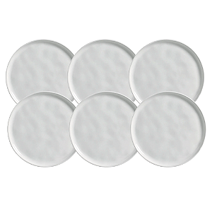 Jogo De Pratos Raso Jantar Refeição 29cm Kit 6 Peças Bio New White Branco Cerâmica Porto Brasil