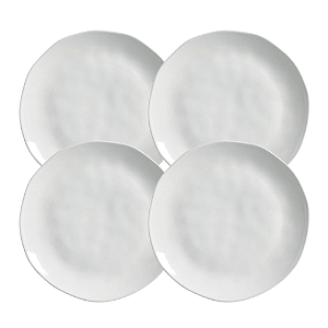 Jogo De Pratos Fundo 21cm 600ml Kit 4 Peças Sopa New White Branco Cerâmica Porto Brasil