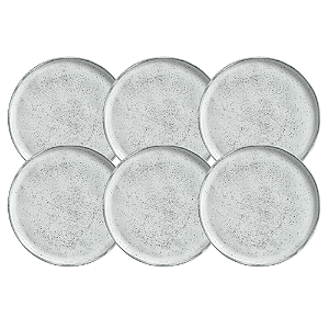 Jogo De Pratos Fundo Orgânico 22,5cm 830ml Kit 6 Peças Bio Echo Sopa Cerâmica Porto Brasil