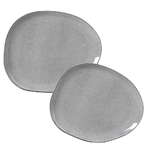 Aparelho De Jantar Jogo Pratos Oval Orgânico Bio Dust Kit 8 Peças Cerâmica Porto Brasil Rustico