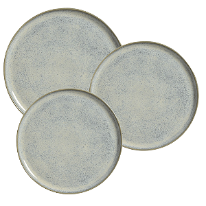 Aparelho De Jantar Jogo Pratos Green Granite Kit 12 Peças Cerâmica Porto Brasil Rustico