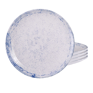 Jogo De Pratos Fundo 22cm Kit 4 Peças Maragogi Porcelana Decorada Tramontina