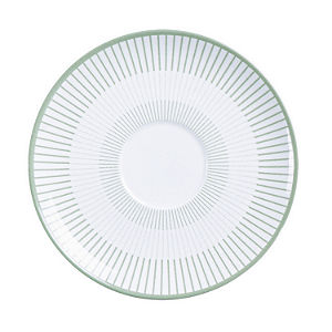 Prato Raso Jantar Refeição 25cm Lineare Porcelana Decorada Tramontina