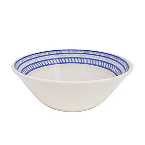 Bowl Tigela Cumbuca 500ml Cerâmica Decorada Caldo Sopa Grano Biona