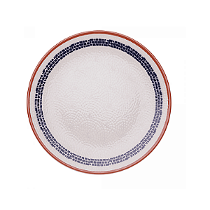 Prato De Sobremesa 20cm Village Creme Cerâmica Wolff