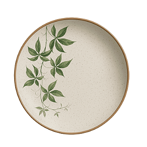 Prato Fundo 25cm Sopa Massas Tropical Leaves Cerâmica Alleanza