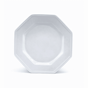 Prato de Sobremesa 20cm Prisma Branco Porcelana Schmidt