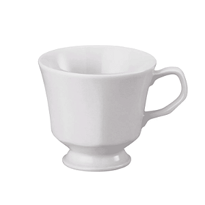 Xicara De Chá Café 200ml Prisma Porcelana Branca Schmidt