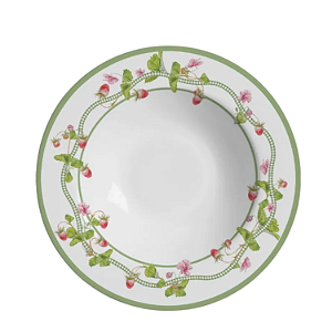 Prato Fundo Picnic 25cm Sopa Cerâmica Decorado Alleanza