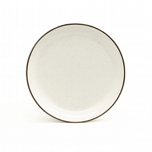 Prato Fundo de Cerâmica 20,5 Sopa Flat Duna Oxford Decorado