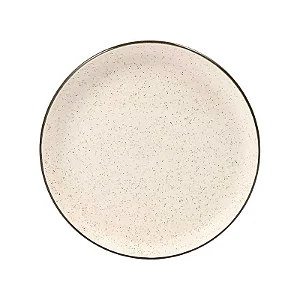 Prato de Sobremesa Cerâmica 20cm Flat Duna Oxford Decorado