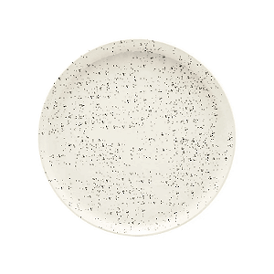 Prato de Sobremesa Cerâmica 20 cm Flat Chuvisco Oxford