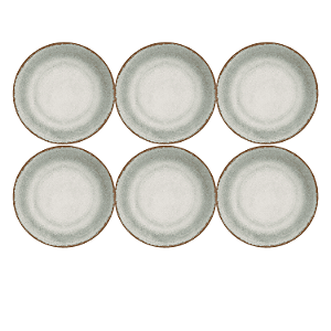 Jogo de Prato Sobremesa 21cm Kit 6 Pçs Durban Alleanza Rustico