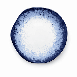 Prato Sobremesa 21,5cm Galápagos Porcelana Decorada Oxford