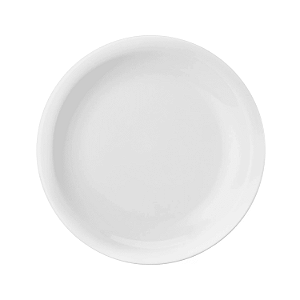Prato Raso Jantar Refeição 26cm Protel Porcelana Decorada Schmidt