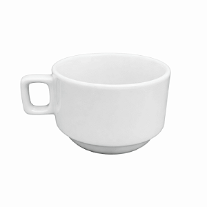 Xícara de Chá 200ml com Pé Protel Porcelana Decorada Schmidt