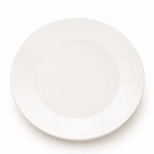 Prato Sobremesa 20cm Clean Branco Porcelana Lyor