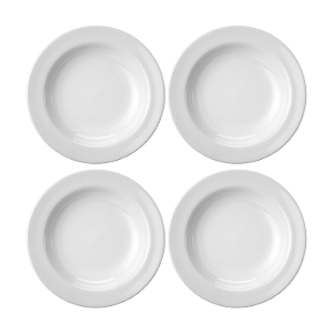 Kit 4 Pratos Fundos Sopa 23cm Porcelana Cilíndrica Schmidt