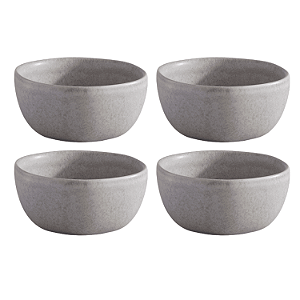 Jogo de Bowls Kit 4 Peças Órion 610ml 15cm Cerâmica Cinza Florarte