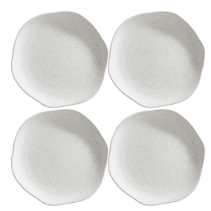 Jogo de Pratos Rasos Kit 4 Peças Órion 26cm Cerâmica Off White Florarte