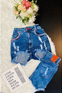 Shorts Jeans Pilily Destroyed