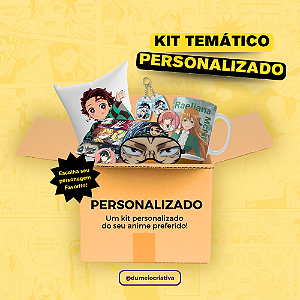 Kit Temático Personalizado - Escolha seu anime preferido – Tamanhos P ao XG