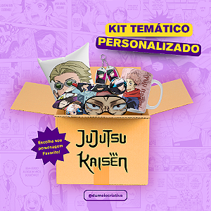 Kit Temático Personalizado - Anime Jujutsu Kaisen – Tamanhos P ao XG