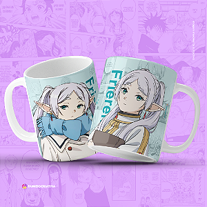 Caneca Frieren - Caneca Personalizada Anime Frieren 325ml