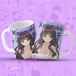 Caneca Kaoruko Waguri - Caneca Personalizada Anime Fragrant Flower 325ml