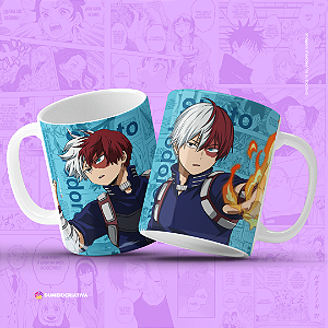 Caneca Todoroki - Caneca Personalizada anime Boku no Hero 325ml