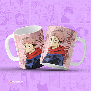 Caneca Itadori - Caneca Personalizada anime Jujutsu Kaisen 325ml