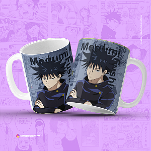 Caneca Megumi - Caneca Personalizada anime Jujutsu Kaisen 325ml