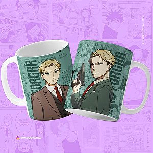 Caneca Loid - Caneca Personalizada Anime Spy X Family 325ml