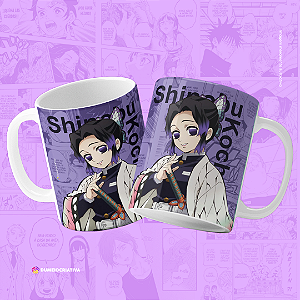 Caneca Shinobu - Caneca Personalizada anime Demon Slayer 325ml